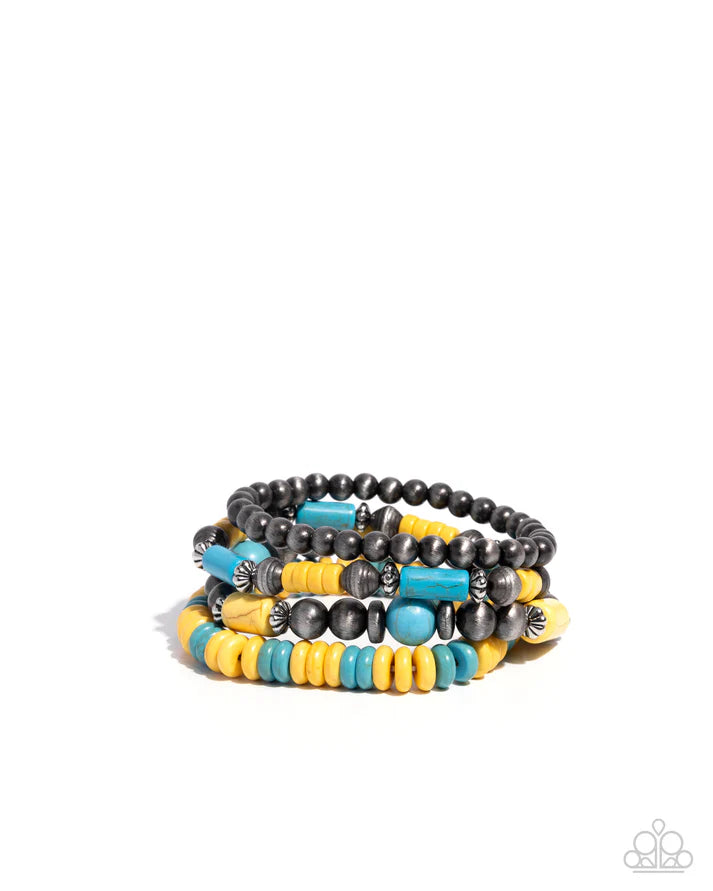 Adorably Abundant - Yellow Bracelet