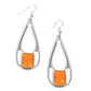 Adventure Story - Orange Earring