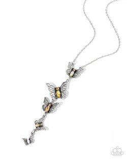 Aerial Addition - Yellow Necklace