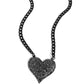 Affectionate Action - Black Necklace