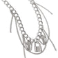 Against the LOCK - Silver Necklace