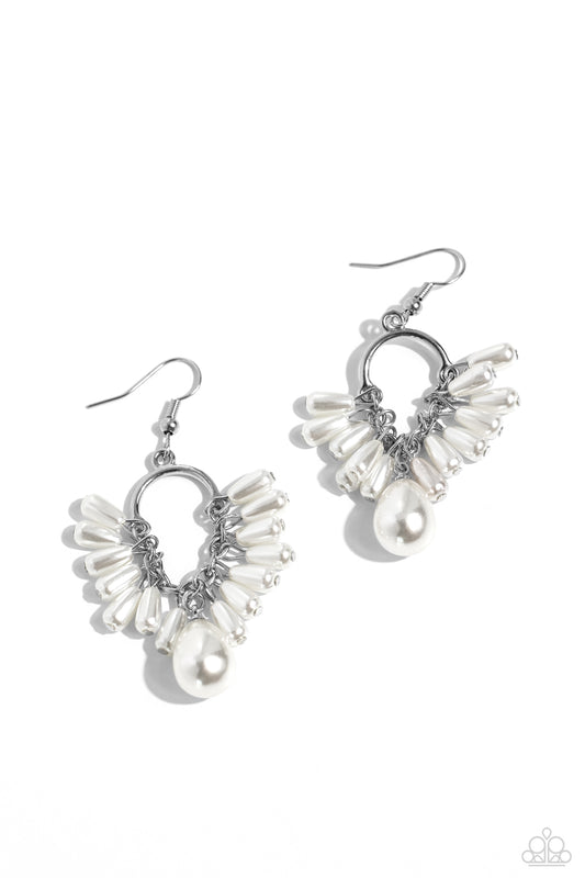 Ahoy There! - White Earring
