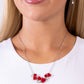 Al-ROSE Ready - Red Necklace