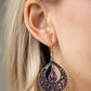 All-Girl Glow - Purple Earring