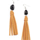 All-Natural Allure - Black Earring