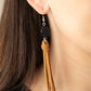 All-Natural Allure - Black Earring