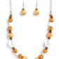 All In WOOD Time - Brown Necklace