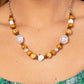 All In WOOD Time - Brown Necklace