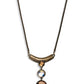 Alluring Andante - Brass Necklace