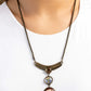 Alluring Andante - Brass Necklace