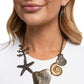 Along the Reef - Brass Necklace