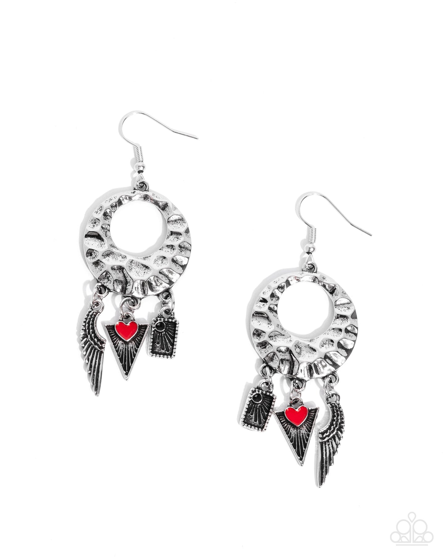 Alternative Angel - Red Earring