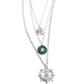 Anchor Arrangement - Green Necklace