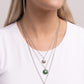 Anchor Arrangement - Green Necklace