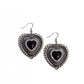 Antiqued Advocate - Black Earring