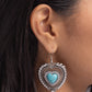 Antiqued Advocate - Blue Earring