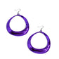 Asymmetrical Action - Purple Earring