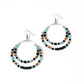 Audacious Arrangement - Black Earring