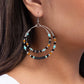 Audacious Arrangement - Black Earring