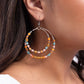 Audacious Arrangement - Orange Earring