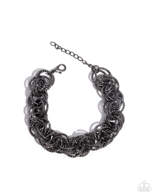 Audible Shimmer - Black Bracelet