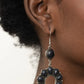 Back At The Ranch - Black Earring