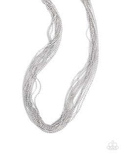 Backstage Ball - Silver Necklace