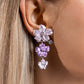 Balanced Bouquet - Purple Earring