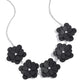 Balance of FLOWER - Black Necklace