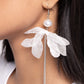 Ballerina Build - White Earring