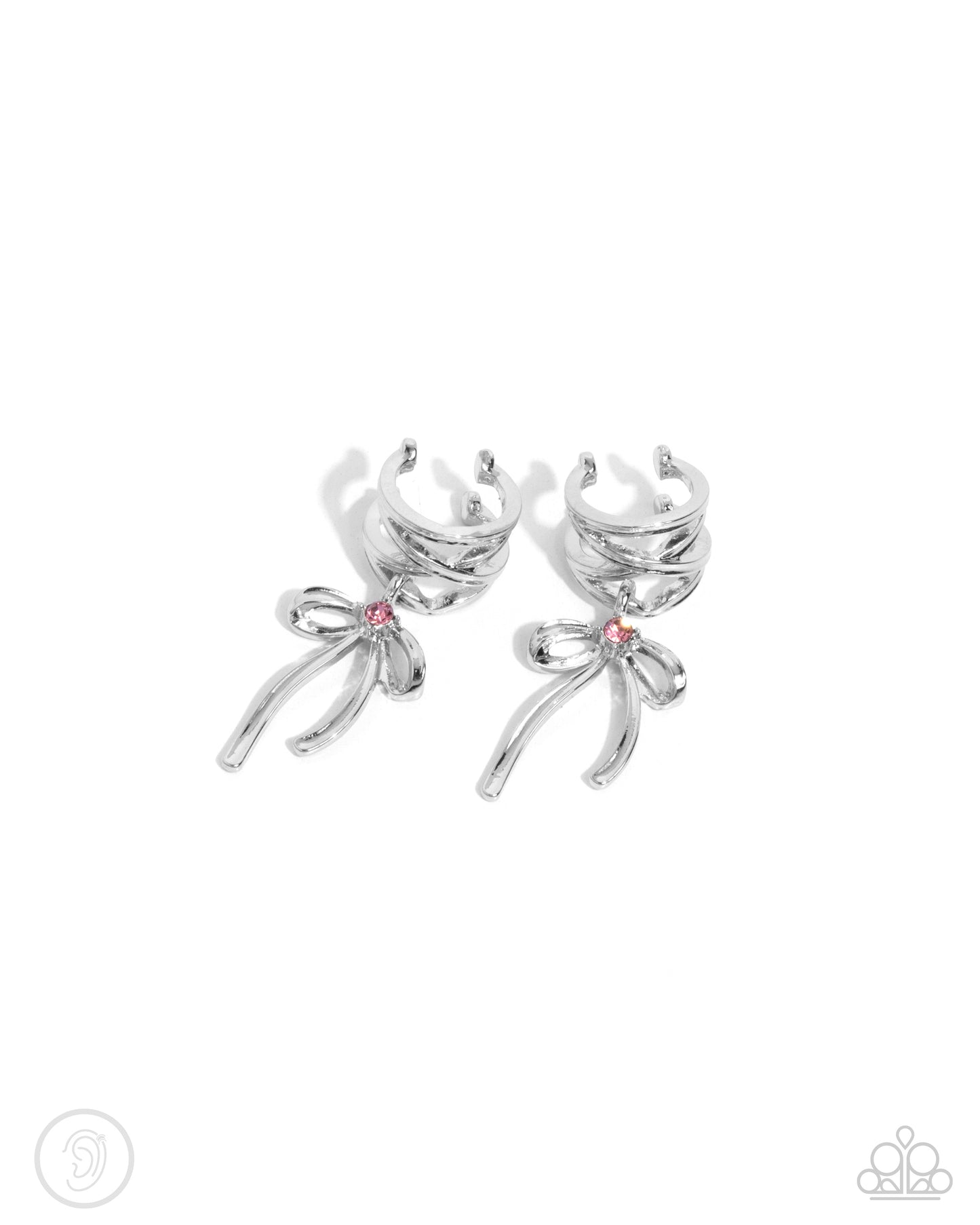 Ballet Lacing - Pink Earring