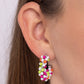 Ballon Backdrop - White Earring