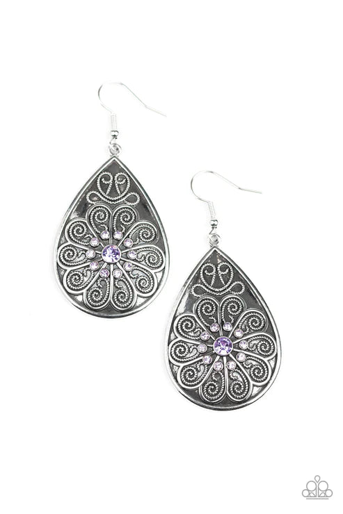Banquet Bling - Purple Earring