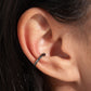 Barbell Beauty - Black Earring