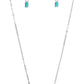 Barred Bohemian - Blue Necklace