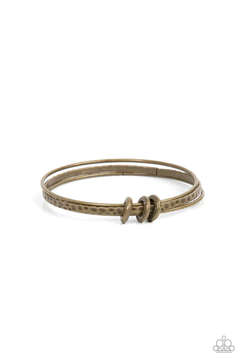 Bauble Bash - Brass Bracelet