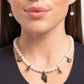Beachcomber Beauty - Brass Necklace