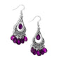 Beachside Ballroom - Purple Earring