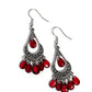 Beachside Ballroom - Red Earring