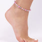 Beachy Bouquet - Pink Anklet
