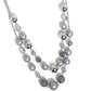 Beaded Benefit - Silver Necklace