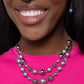 Beaded Benefit - Silver Necklace