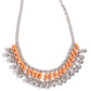 Beaded Bliss - Orange Necklace