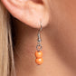 Beaded Bliss - Orange Necklace