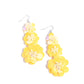 Beaded Bouquet - Yellow Earring