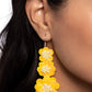Beaded Bouquet - Yellow Earring