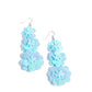 Beaded Bouquet - Blue Earring