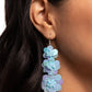 Beaded Bouquet - Blue Earring