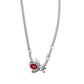 Bedazzled Beetle - Red Necklace