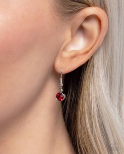 Bedazzled Beetle - Red Necklace